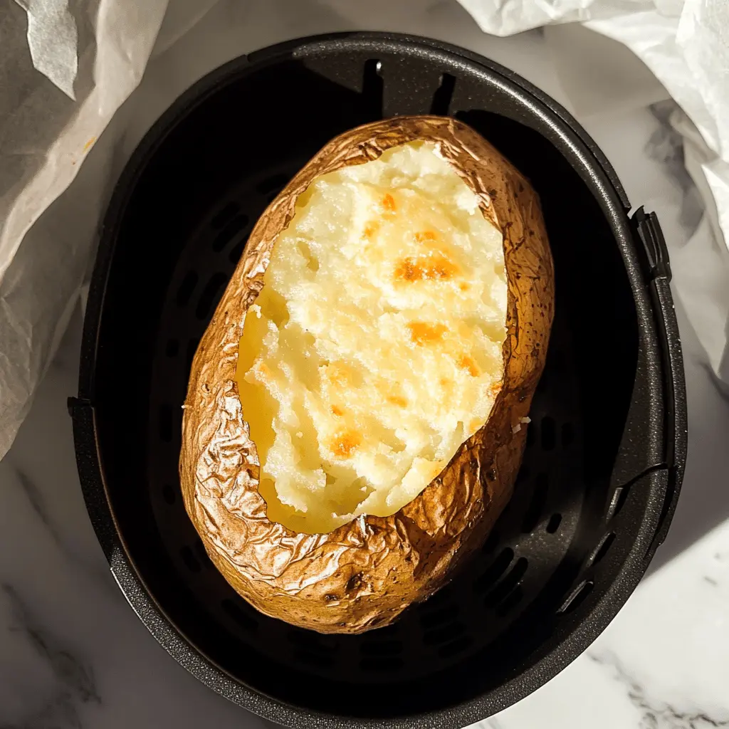 Transform your dinner routine with these crispy air fryer baked potatoes! Perfectly crunchy on the outside and fluffy inside, they make a delightful side for any meal. With just a few simple ingredients, you'll enjoy that classic baked potato flavor with less time and fuss. Save this recipe for an easy, tasty addition to your next family gathering or weeknight dinner!