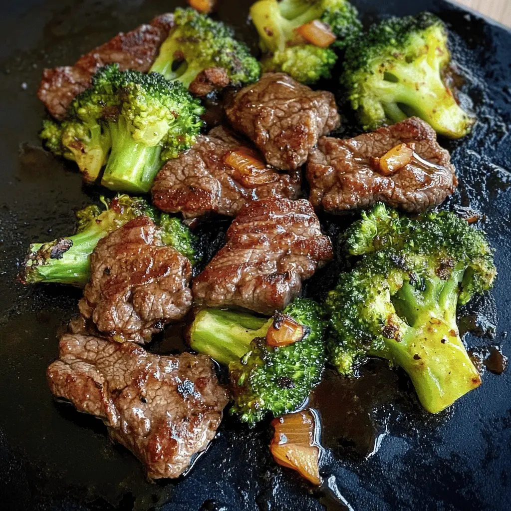 Satisfy your cravings with this quick and delicious Easy Beef and Broccoli recipe made on the Blackstone griddle! With tender beef, vibrant broccoli, and a savory sauce, this meal is ready in no time. Perfect for busy weeknights or meal prepping for lunch! Save this pin for an effortless dinner option that the whole family will love!