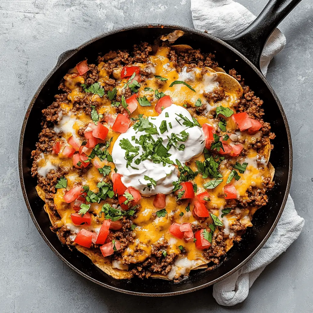 This Ground Beef Burrito Skillet is a weeknight dinner dream! Packed with spiced beef, black beans, and colorful veggies, it’s loaded with flavors that everyone will love. Easy to make in one pan, this dish saves time on clean-up and is perfect for busy nights. Save this recipe for a hearty family meal anytime you need quick comfort!