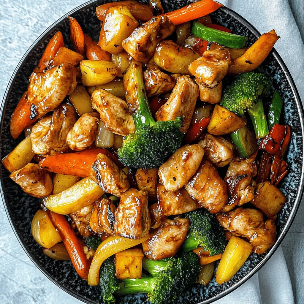 Savor the flavors of Hibachi Chicken and Vegetables, a delightful meal that's quick and packed with vibrant veggies and juicy chicken. Perfect for weeknight dinners or fun gatherings, this recipe will transport you straight to your favorite hibachi grill. Don’t forget to save this pin for a tasty dinner idea that everyone will love!