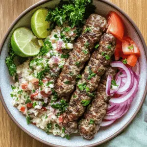 Get ready to enjoy the flavors of Lebanon with this delicious Kafta recipe! Made with juicy beef or tender lamb, fresh herbs, and warm spices, this dish is perfect for grilling or baking. Serve it with pita, fresh veggies, or your favorite dips. Save this recipe for your next family dinner or gathering—everyone will love these flavorful meat skewers!