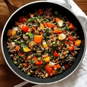 Bring a taste of the Mediterranean to your dinner table with this easy Ground Beef Stir Fry! Packed with vibrant veggies, fragrant herbs, and a zesty sauce, this dish is perfect for busy weeknights. Don't forget to save this recipe for a quick and delicious meal that everyone will love!