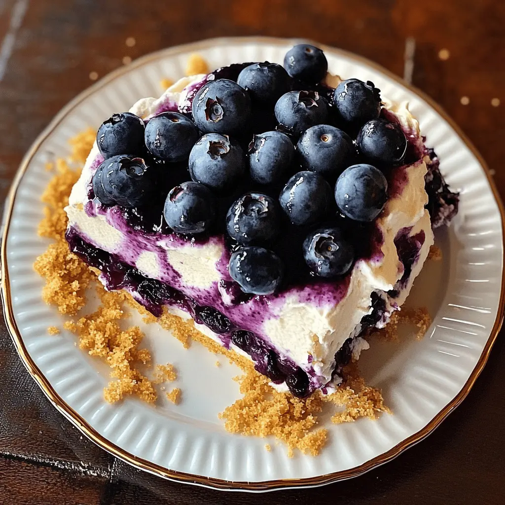 Looking for an easy dessert that's bursting with flavor? This No-Bake Blueberry Yum Yum is a delightful treat that's perfect for warm days! With layers of creamy filling and fresh blueberries, it’s both refreshing and satisfying. Save this recipe for your next gathering, picnic, or a sweet weeknight indulgence!