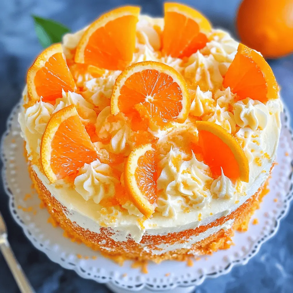 Treat your taste buds to this delightful Orange Creamsicle Cake! Bursting with fresh orange flavor and a creamy vanilla frosting, it’s perfect for celebrations or a sweet afternoon treat. Easy to whip up and sure to impress, this cake brings back the nostalgia of summer days. Save this recipe for your next gathering or a cozy weekend bake!