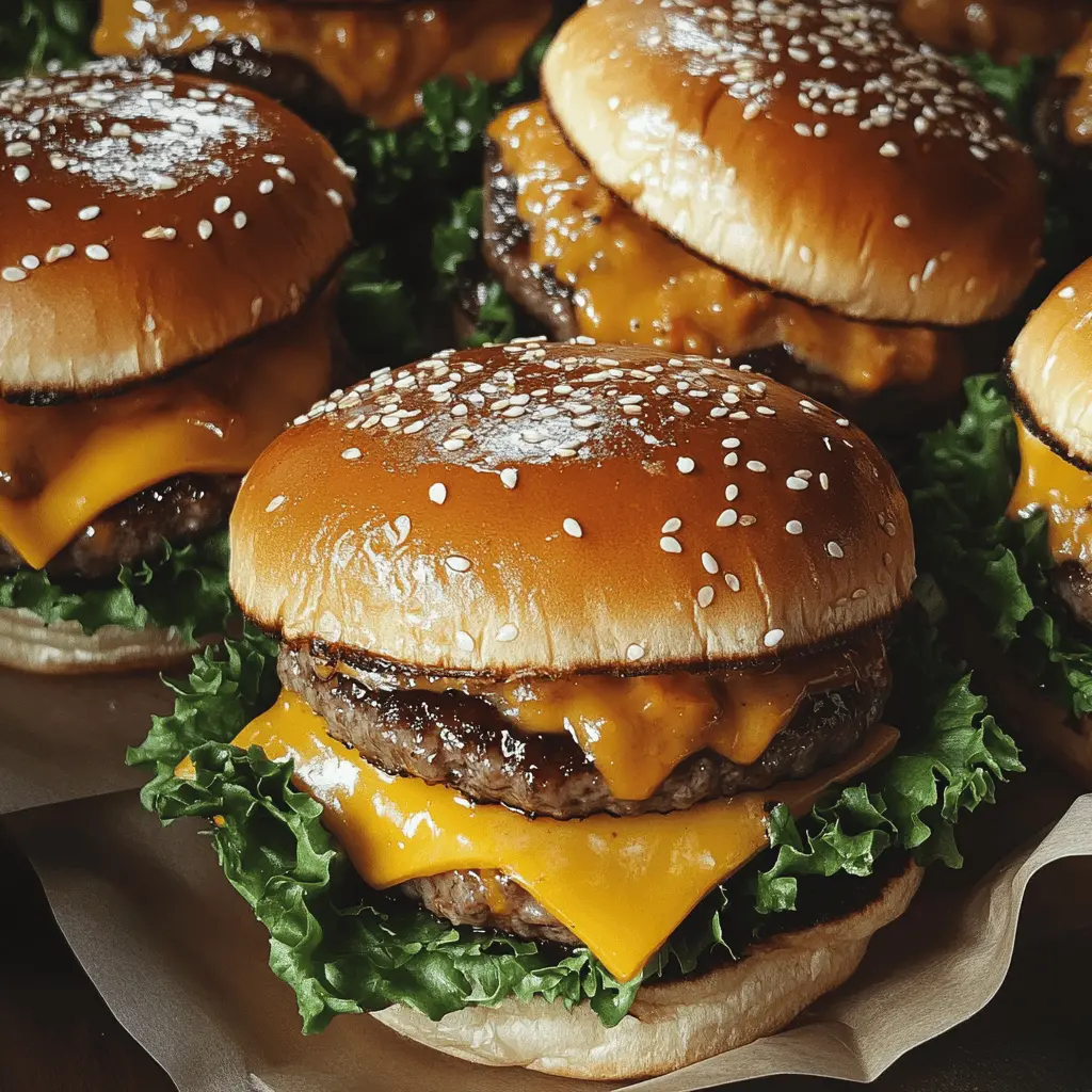 Get ready for a burger experience like no other! These Teriyaki Parmesan Burgers topped with gooey American cheese offer a unique blend of savory flavors that everyone will adore. Perfect for your next backyard barbecue or a family dinner! Don't forget to save this recipe for a deliciously satisfying meal anytime.