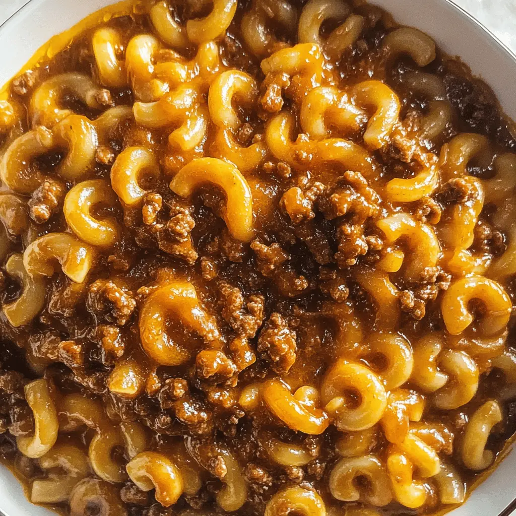 Get ready to enjoy a classic comfort food with this easy homemade beefaroni recipe! With tender pasta and savory beef in a rich tomato sauce, this dish brings back childhood memories. Perfect for weeknight dinners or when you need a cozy meal. Save this recipe for a quick and satisfying dinner option the whole family will love!