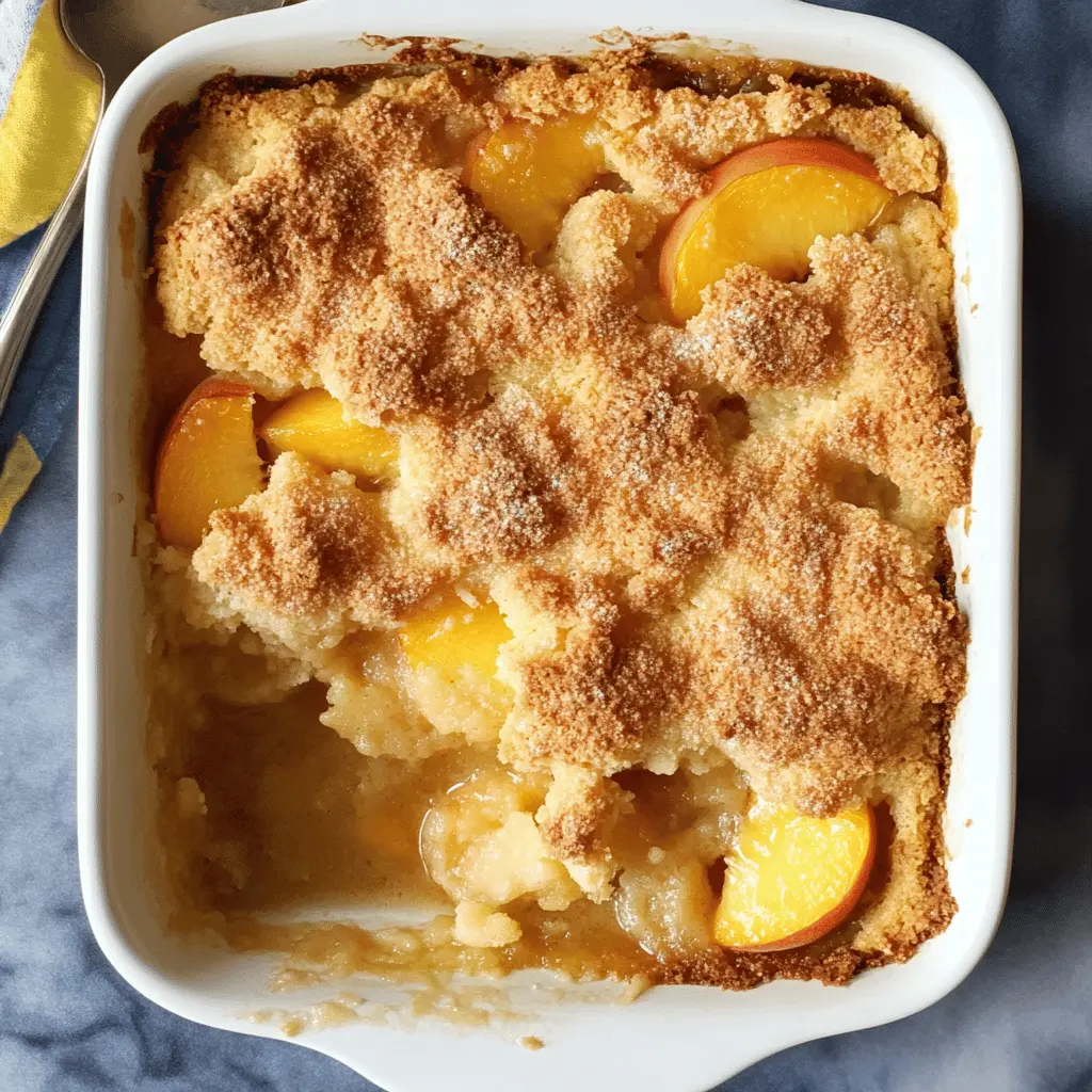 Warm, gooey, and bursting with flavor, this Best Peach Cobbler Recipe is a seasonal favorite that highlights sweet peaches nestled under a buttery, golden topping. Perfect for dessert gatherings, it pairs wonderfully with vanilla ice cream. Save this delightful recipe to impress your friends and family at your next gathering!