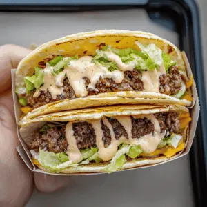 Get ready for a flavor explosion with these Original Smash Burger Tacos! Featuring juicy beef patties, melted cheese, and fresh toppings all wrapped in a soft tortilla. Perfect for taco night or a casual gathering, these tacos offer the best of both worlds: classic burger taste in a fun twist. Save this recipe for your next meal—your friends and family will thank you!