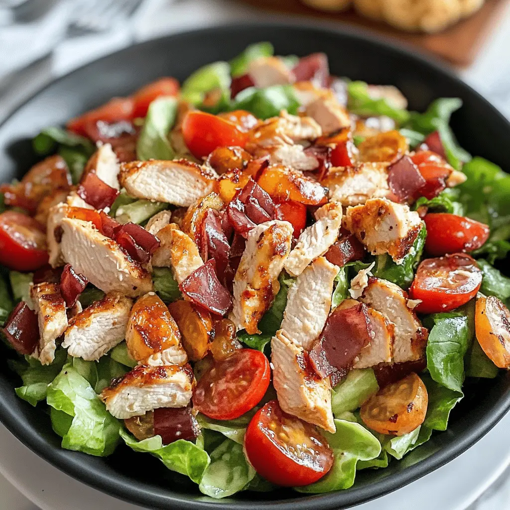 Easy BLT Chicken Salad Recipe