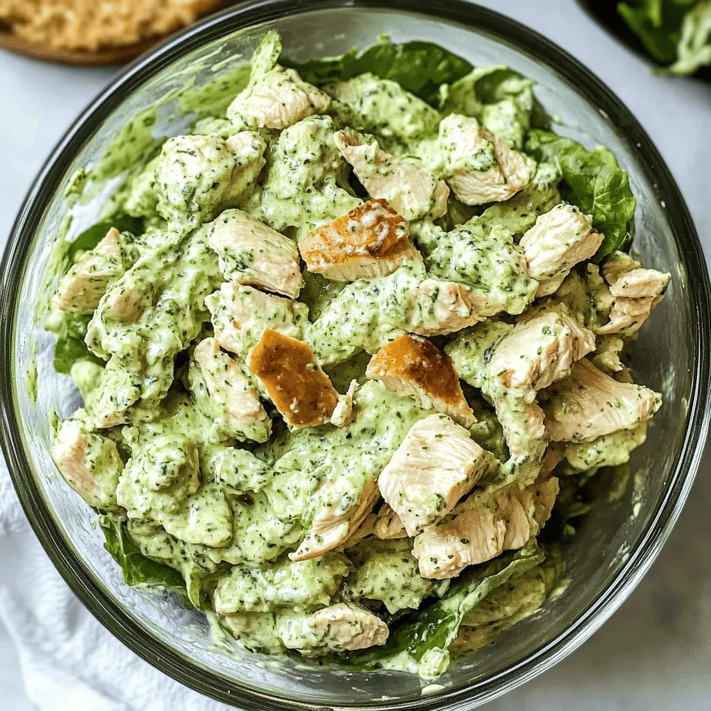 Easy Green Goddess Chicken Salad Recipe