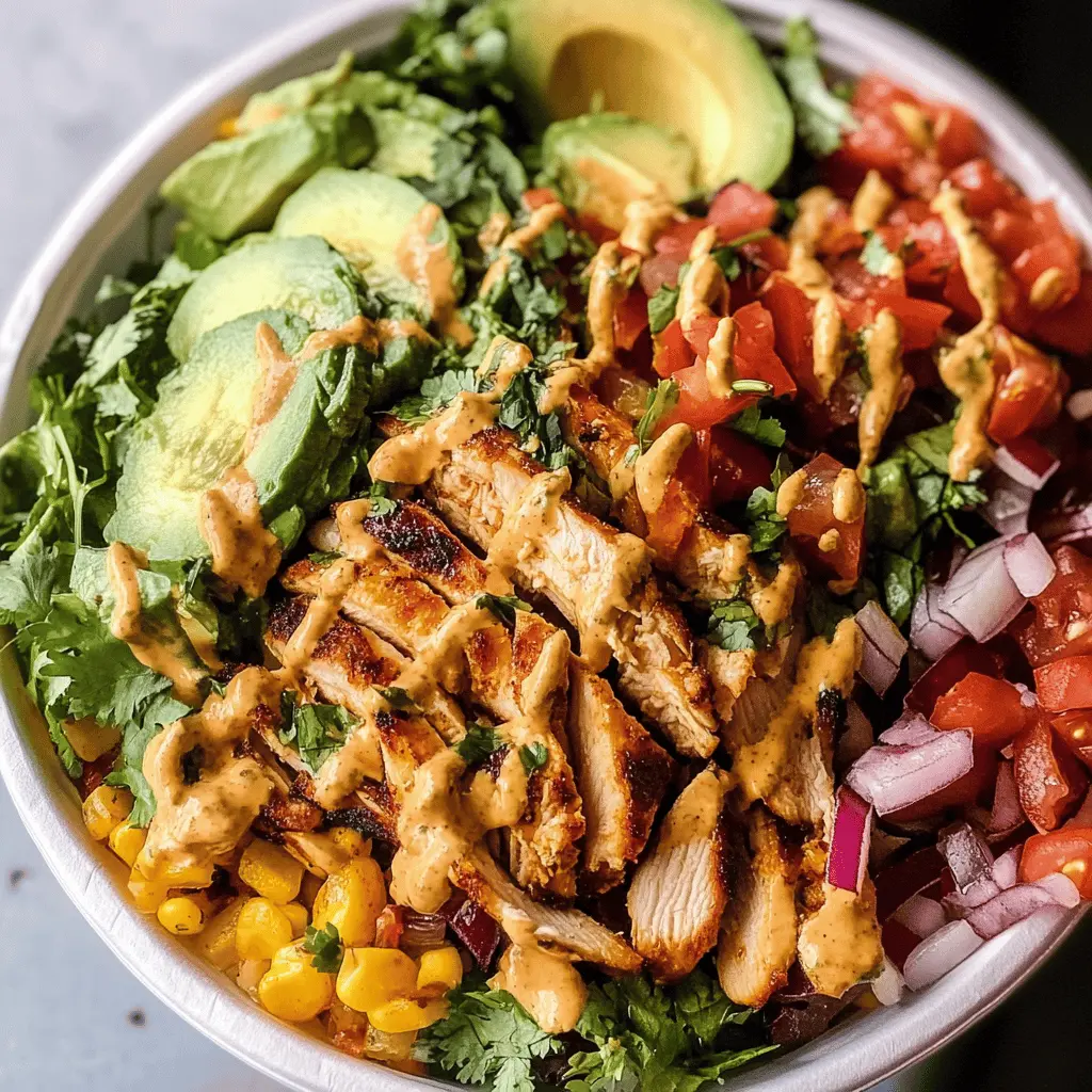 Easy Spicy Southwest Chicken Salad Recipe
