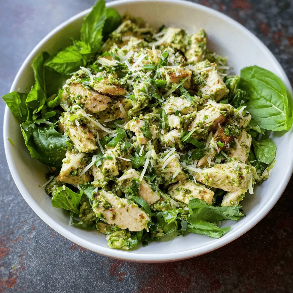 Easy Pesto Chicken Salad Recipe for Quick Lunch