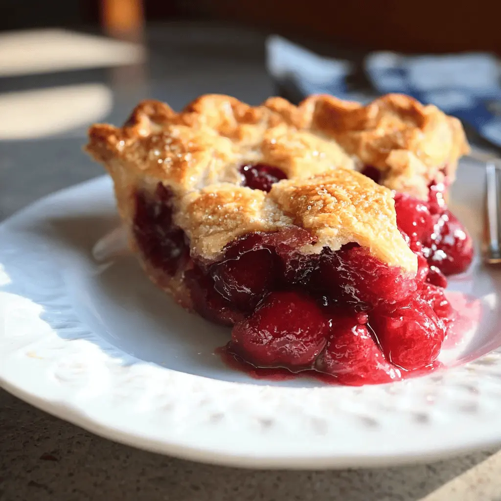 Best Easy Homemade Cherry Pie Recipe