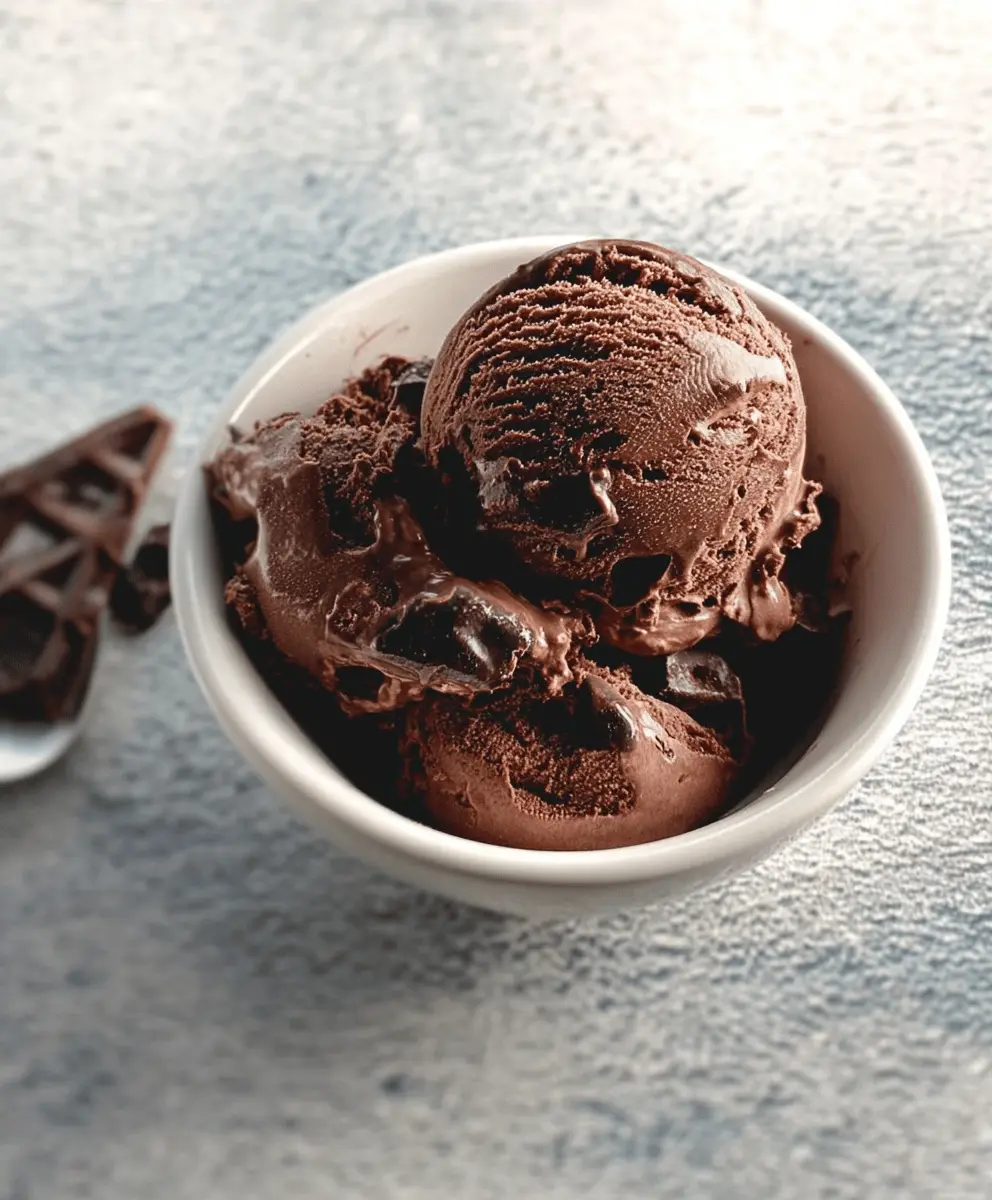 Creamy Dark Chocolate Gelato Recipe