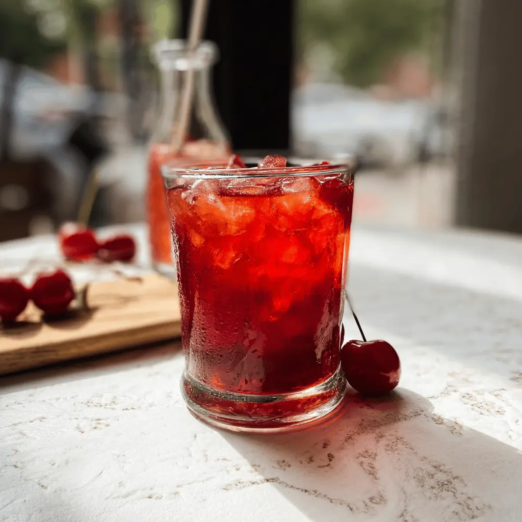 Easy Refreshing Cherry Iced Tea Recipe