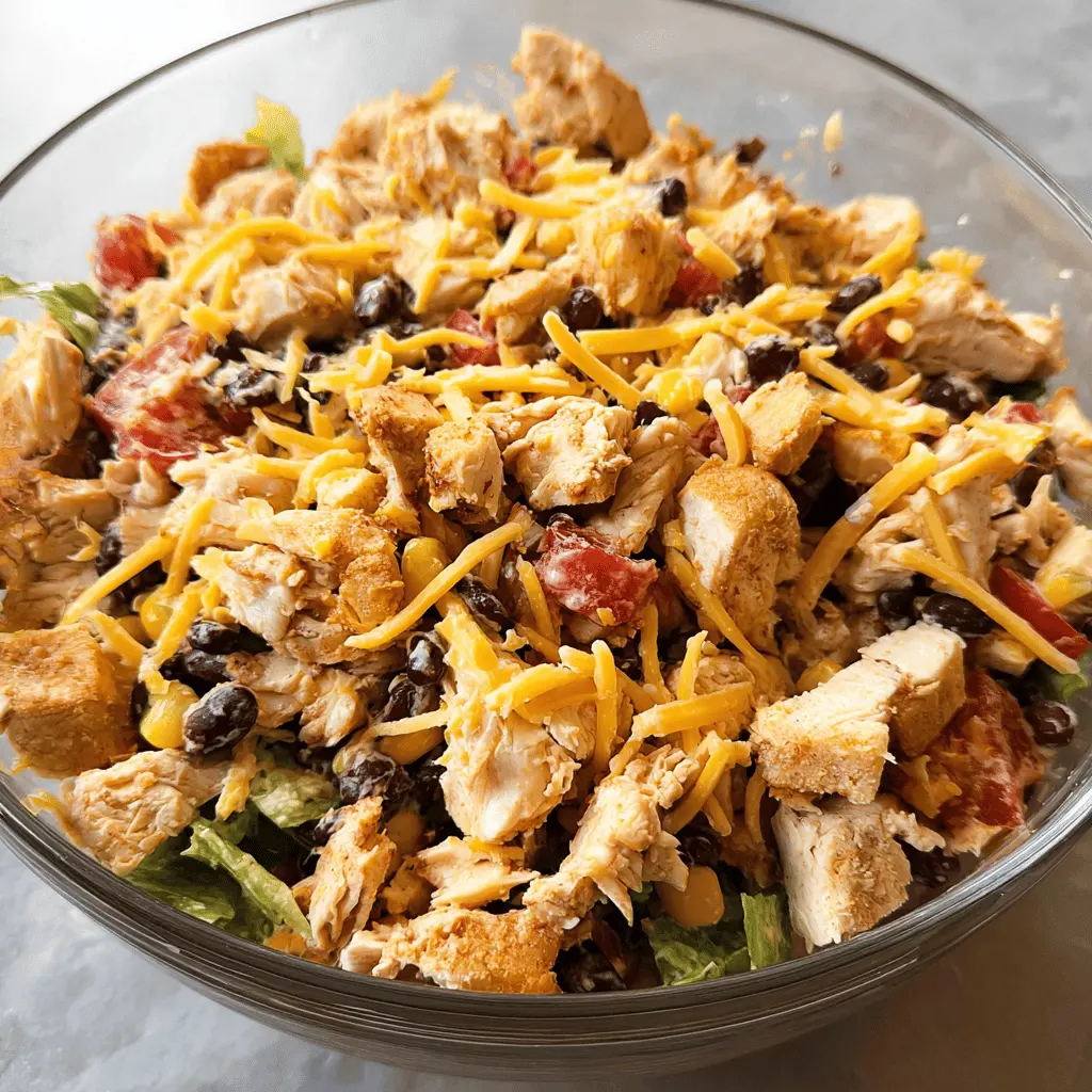 Easy Southwest Chicken Salad Recipe for Quick Lunch