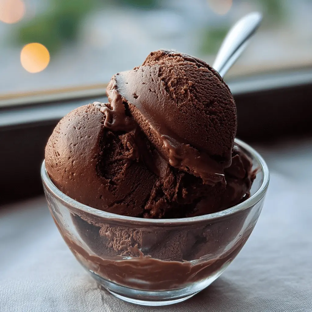 Easy Homemade Chocolate Sorbet Recipe