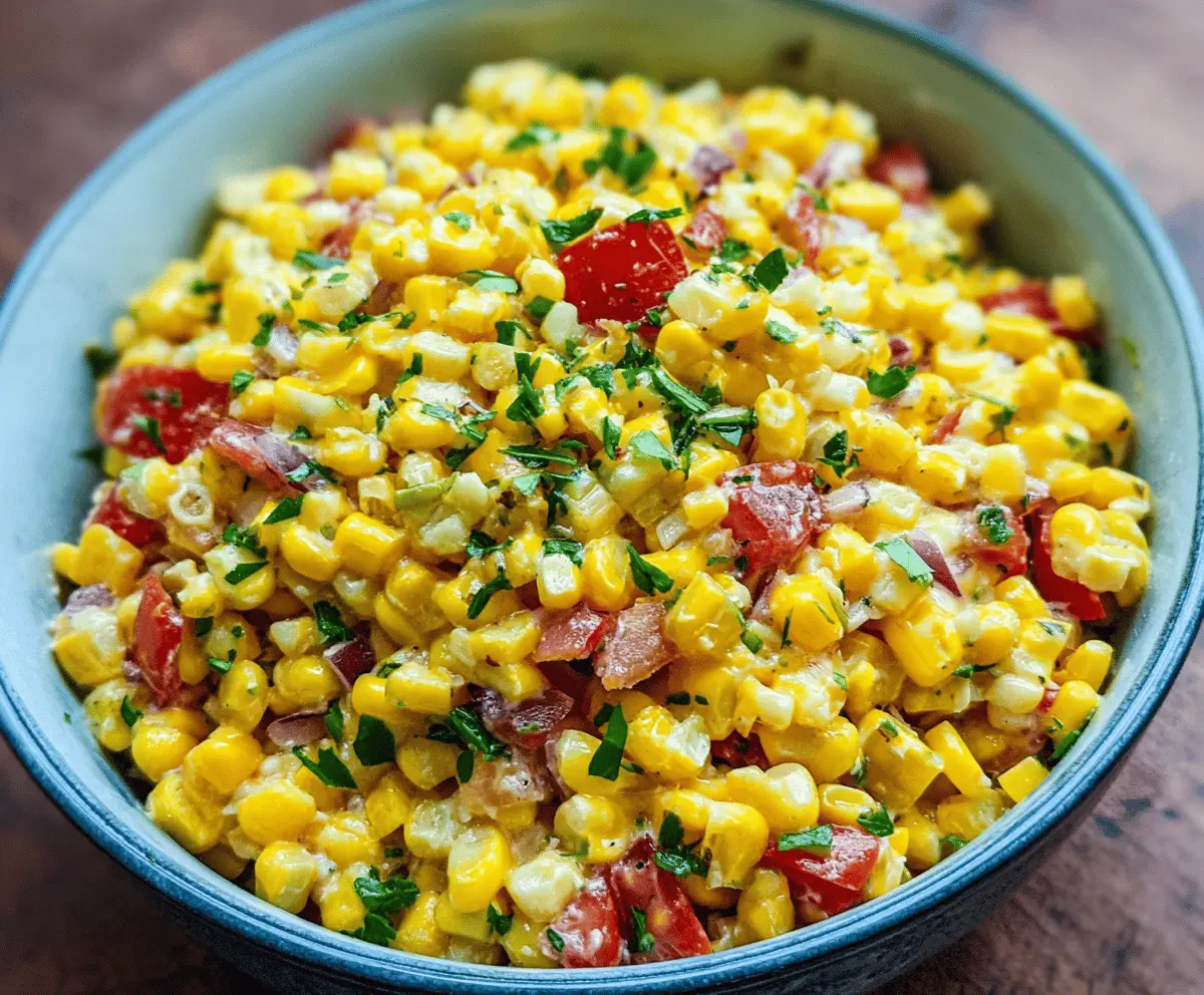 Easy Crack Corn Salad Recipe for Summer