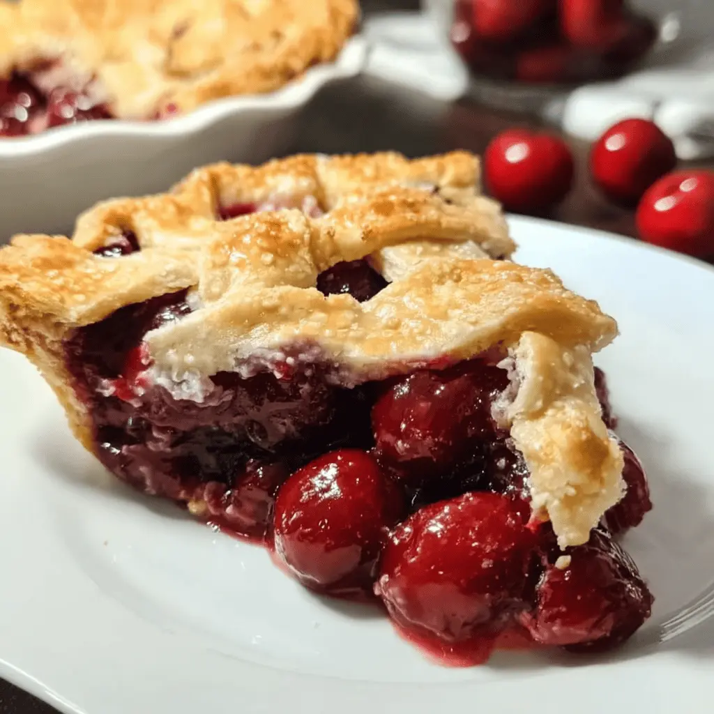 Easy Grandma’s Sweet Cherry Pie Recipe