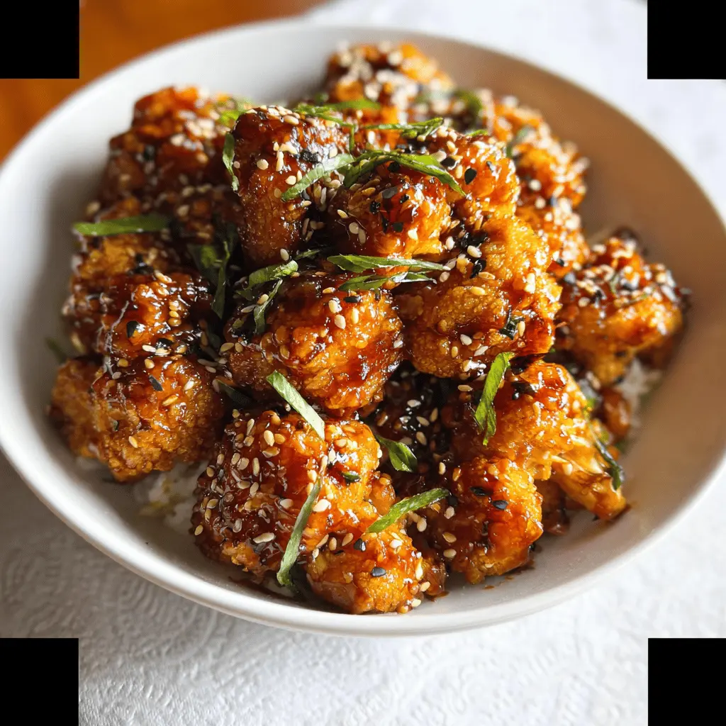 Easy Sticky Sesame Cauliflower Recipe