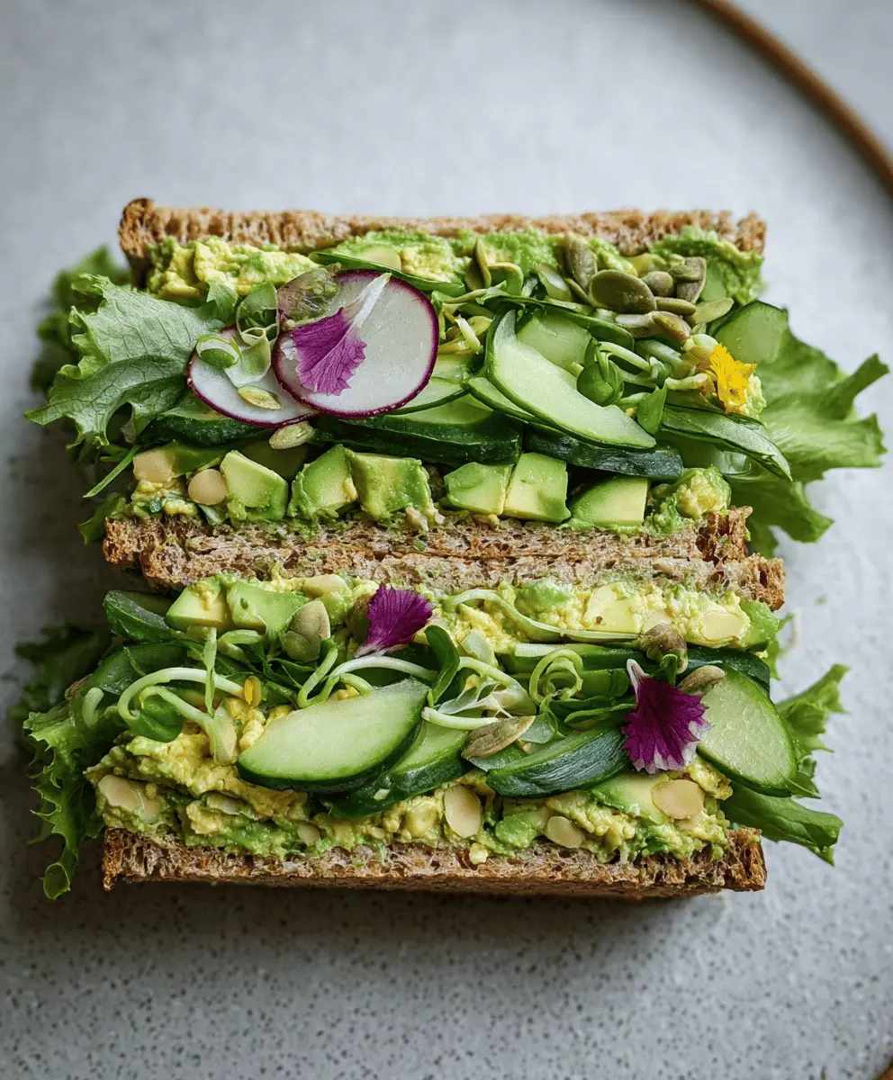 Easy Green Goddess Salad Sandwich Recipe