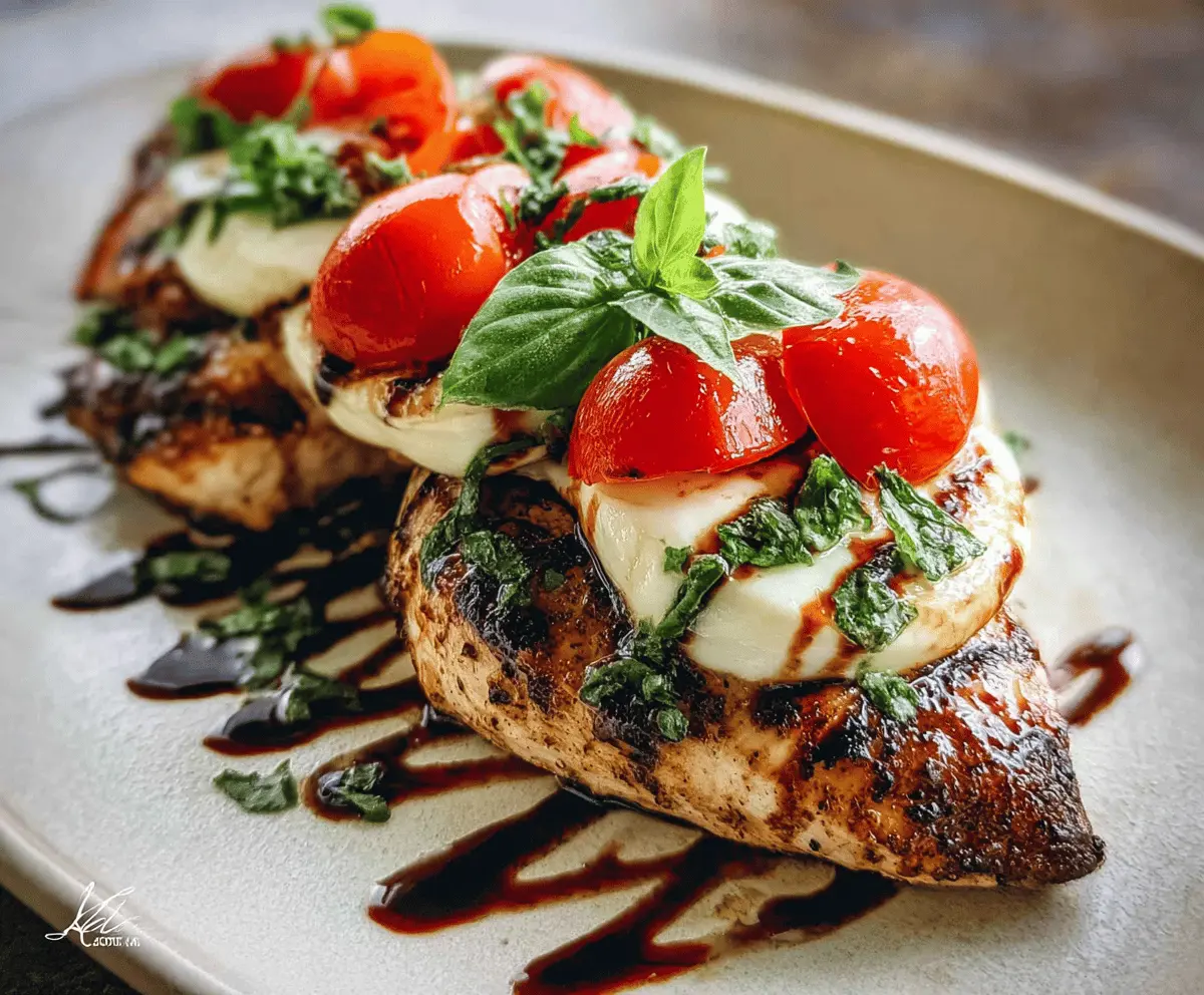 Easy Grilled Chicken Caprese Salad Recipe