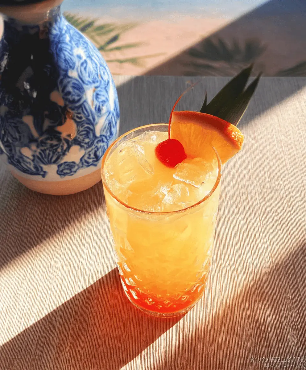 Easy Hawaiian Screwdriver Cocktail Recipe