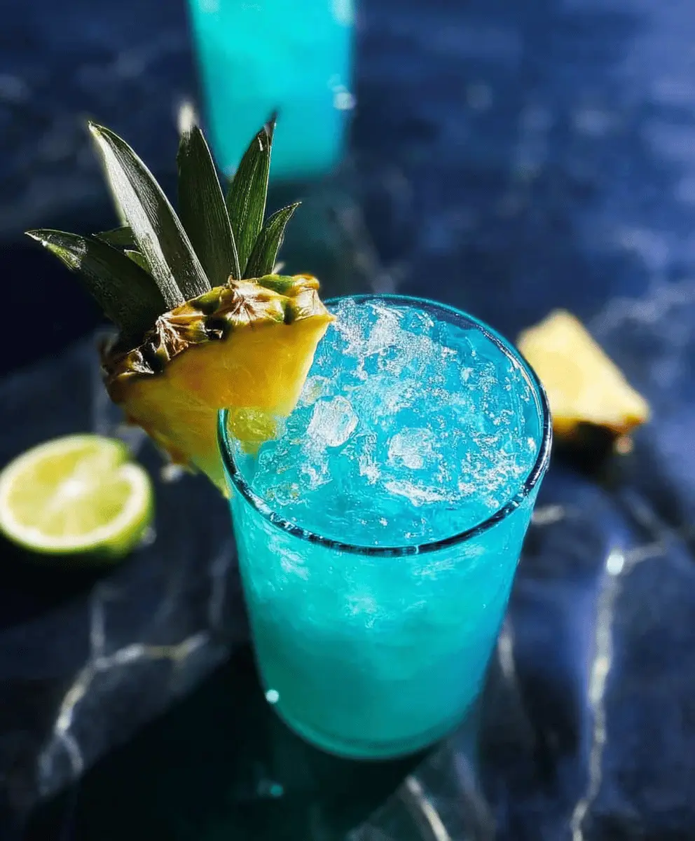 Easy Blue Hawaiian Mocktail Recipe