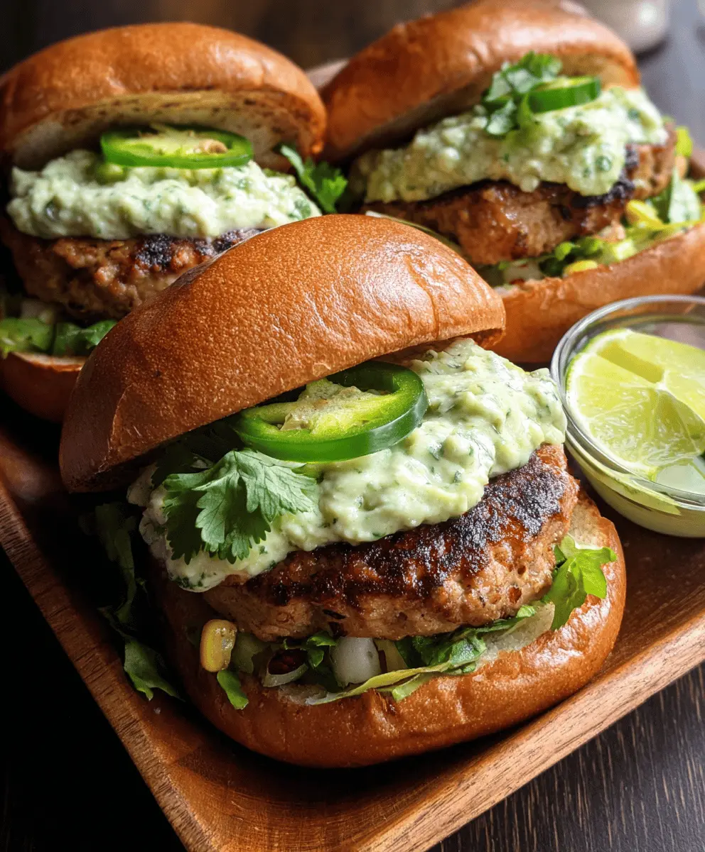 Easy Honey Jalapeño Turkey Burgers With Creamy Avocado