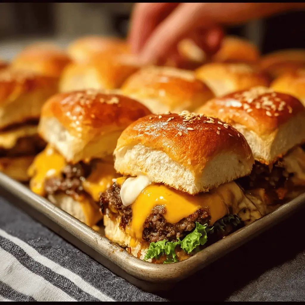 Easy Cheeseburger Sliders Recipe