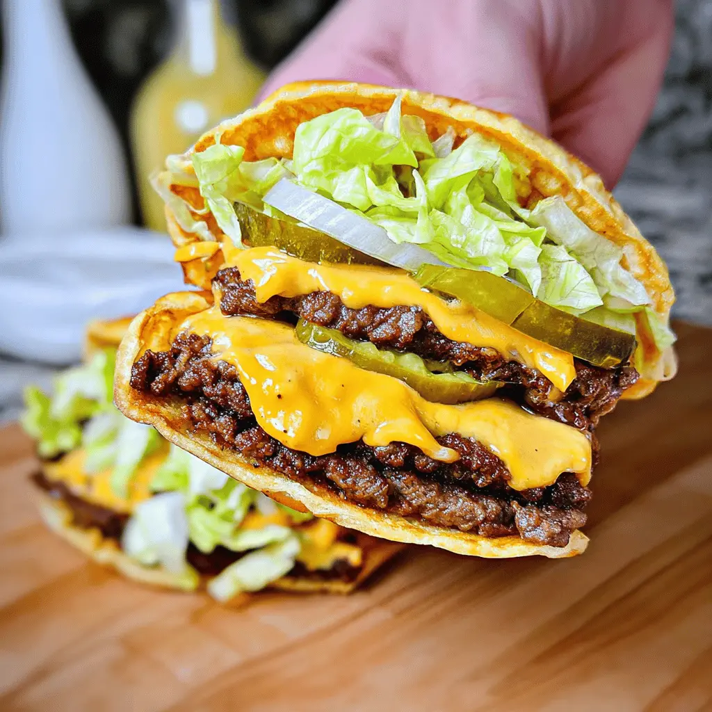 Easy Keto Big Mac Smash Burgers Recipe