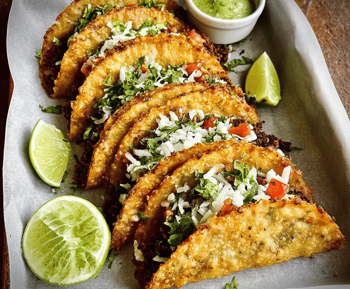 Easy Crispy Black Bean Tacos Recipe