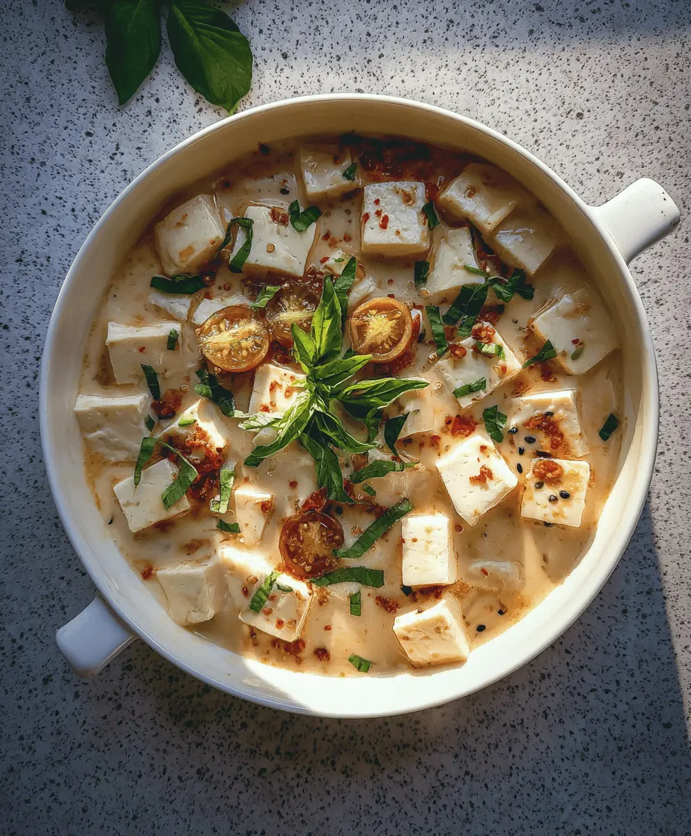 Creamy Marry Me Tofu – Easy Cozy Dinner