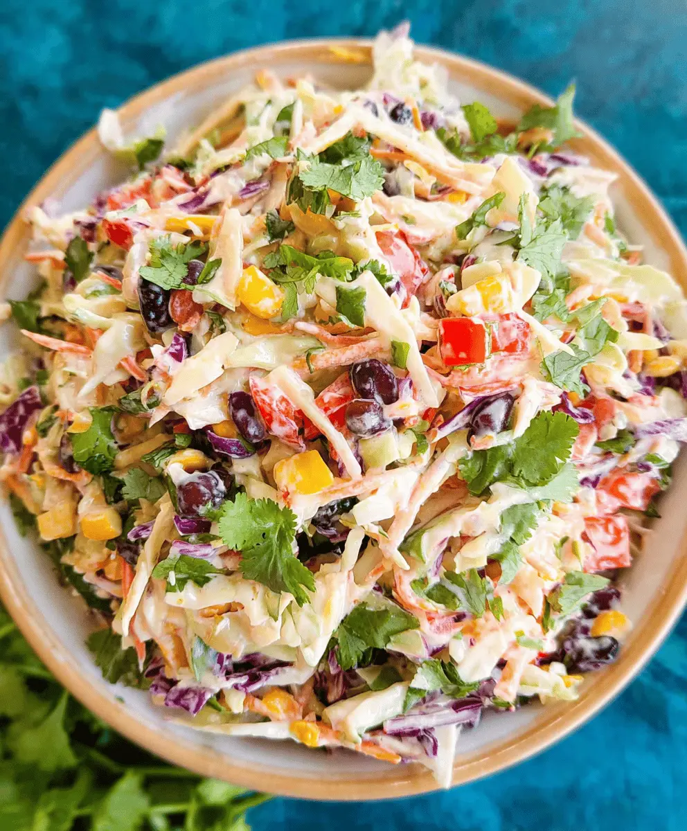 Easy Mexican Coleslaw Recipe for Summer Meals