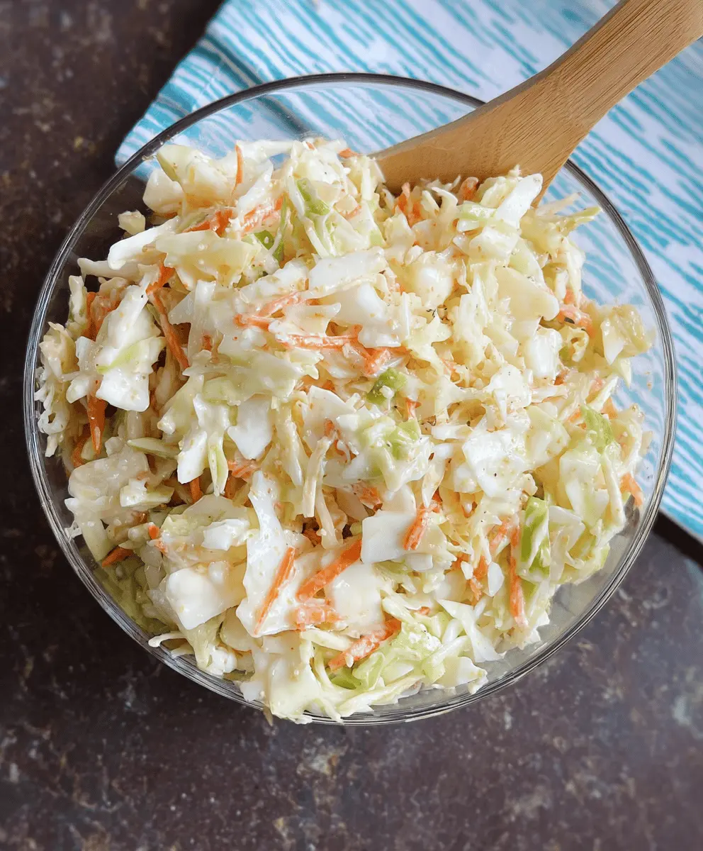 Easy Hawaiian Coleslaw Recipe for Summer BBQs