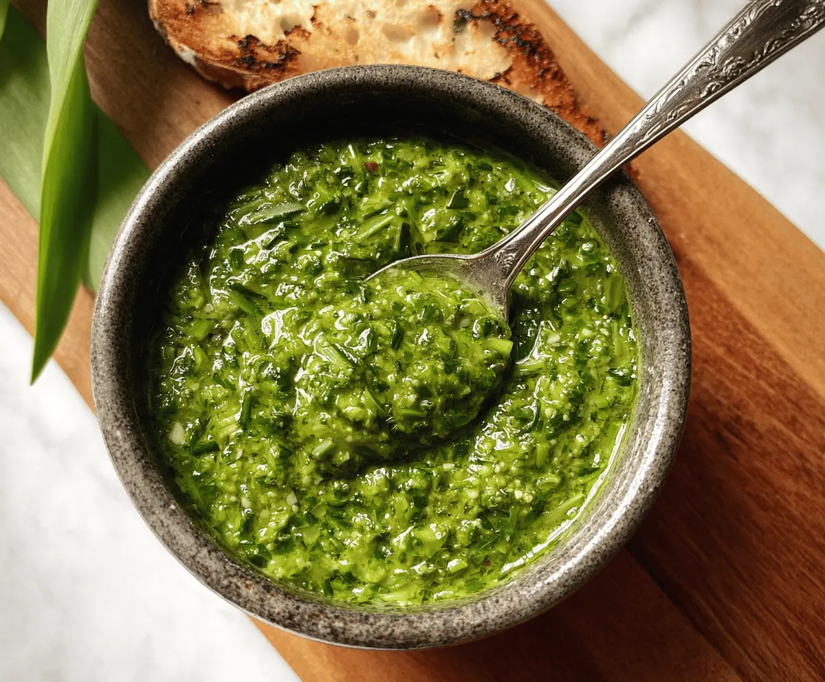 Easy Garlic Scape Pesto Recipe for Fresh Flavor