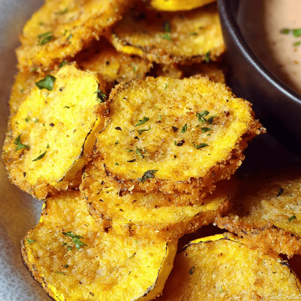 Crispy Air Fryer Yellow Squash Recipe