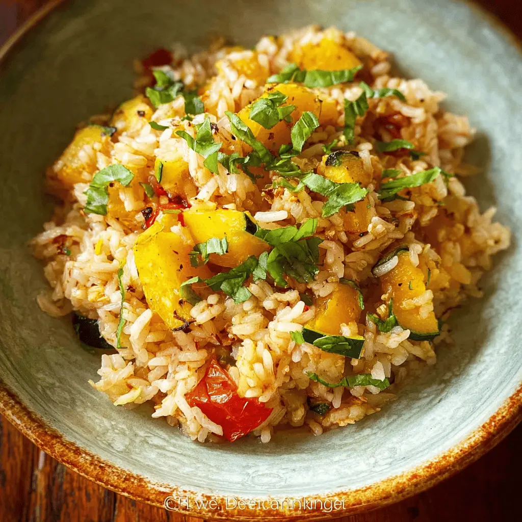 Easy Summer Squash Rice Recipe for Healthy Meals