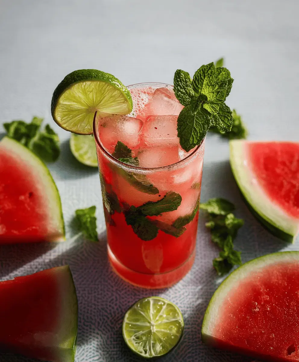 Refreshing Watermelon Mojito Recipe