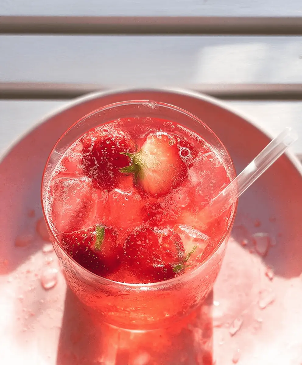 Refreshing Strawberry Tequila Soda Recipe
