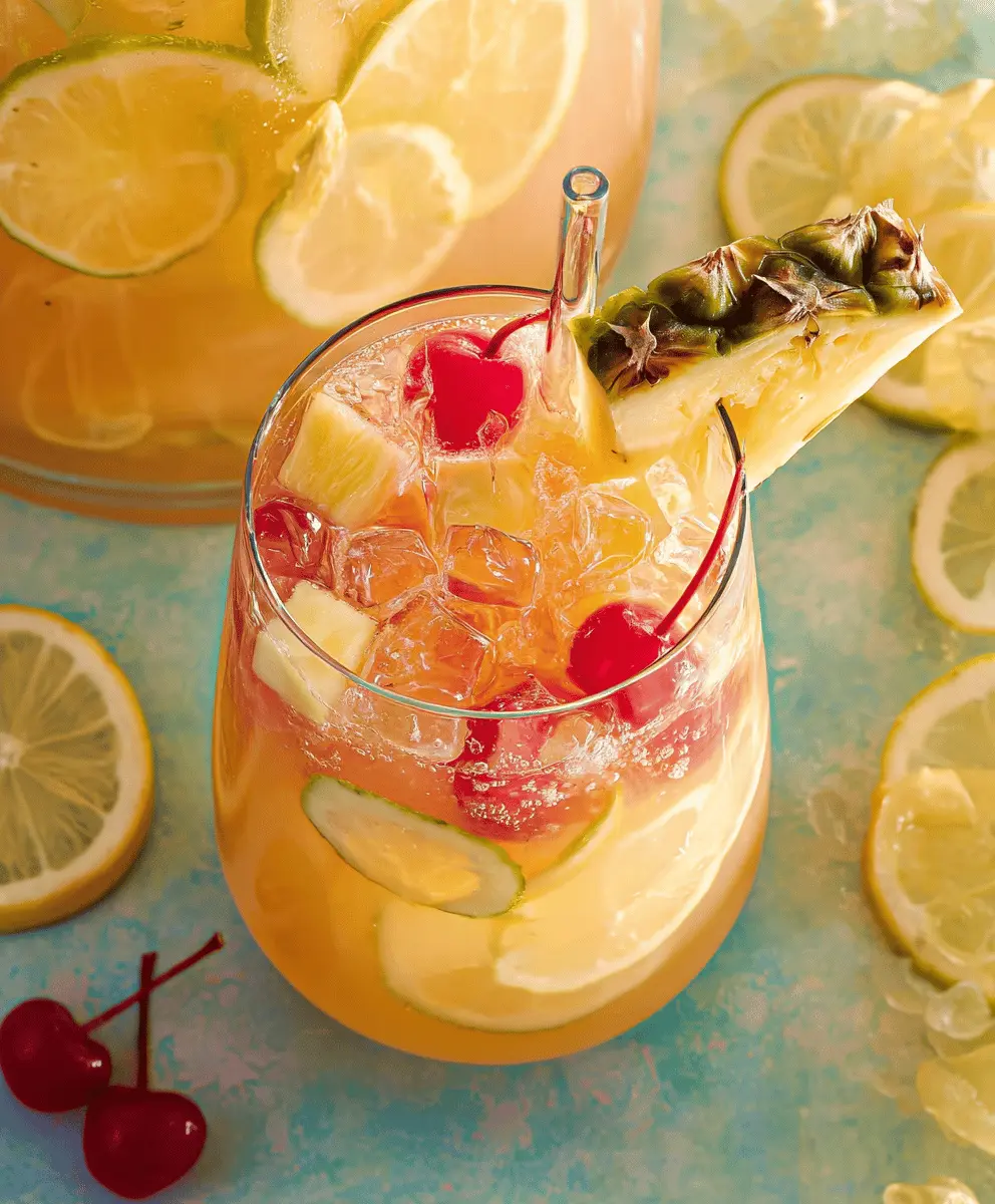 Refreshing Pina Colada Sangria Recipe
