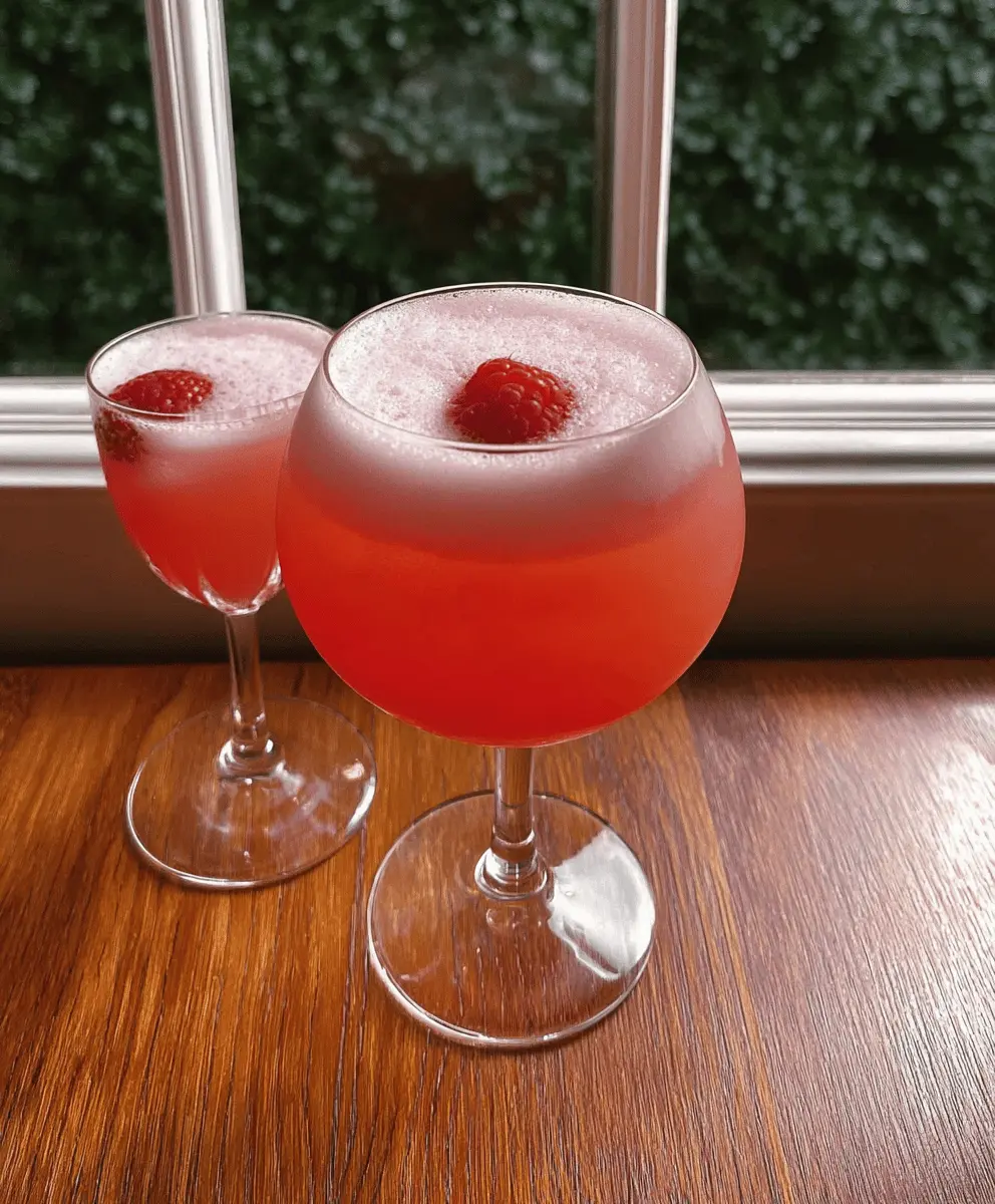 Easy Raspberry Vodka Sour Cocktail Recipe