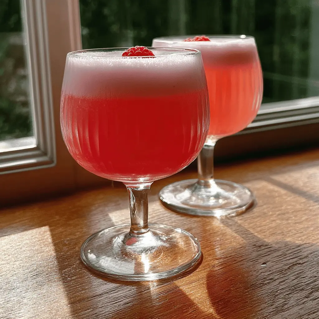 Easy Raspberry Vodka Sour Cocktail Recipe