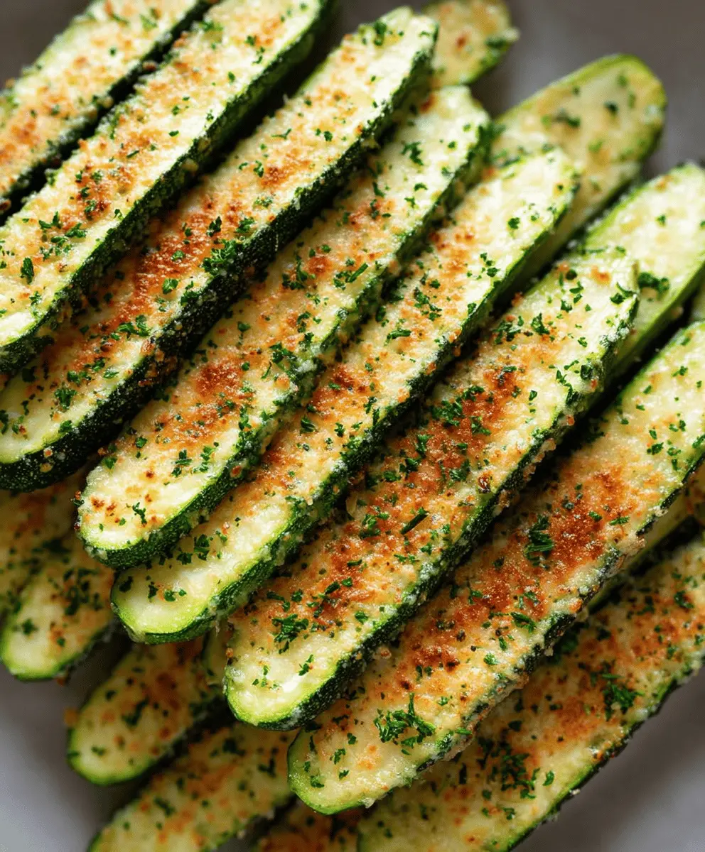 Easy Baked Parmesan Zucchini Recipe