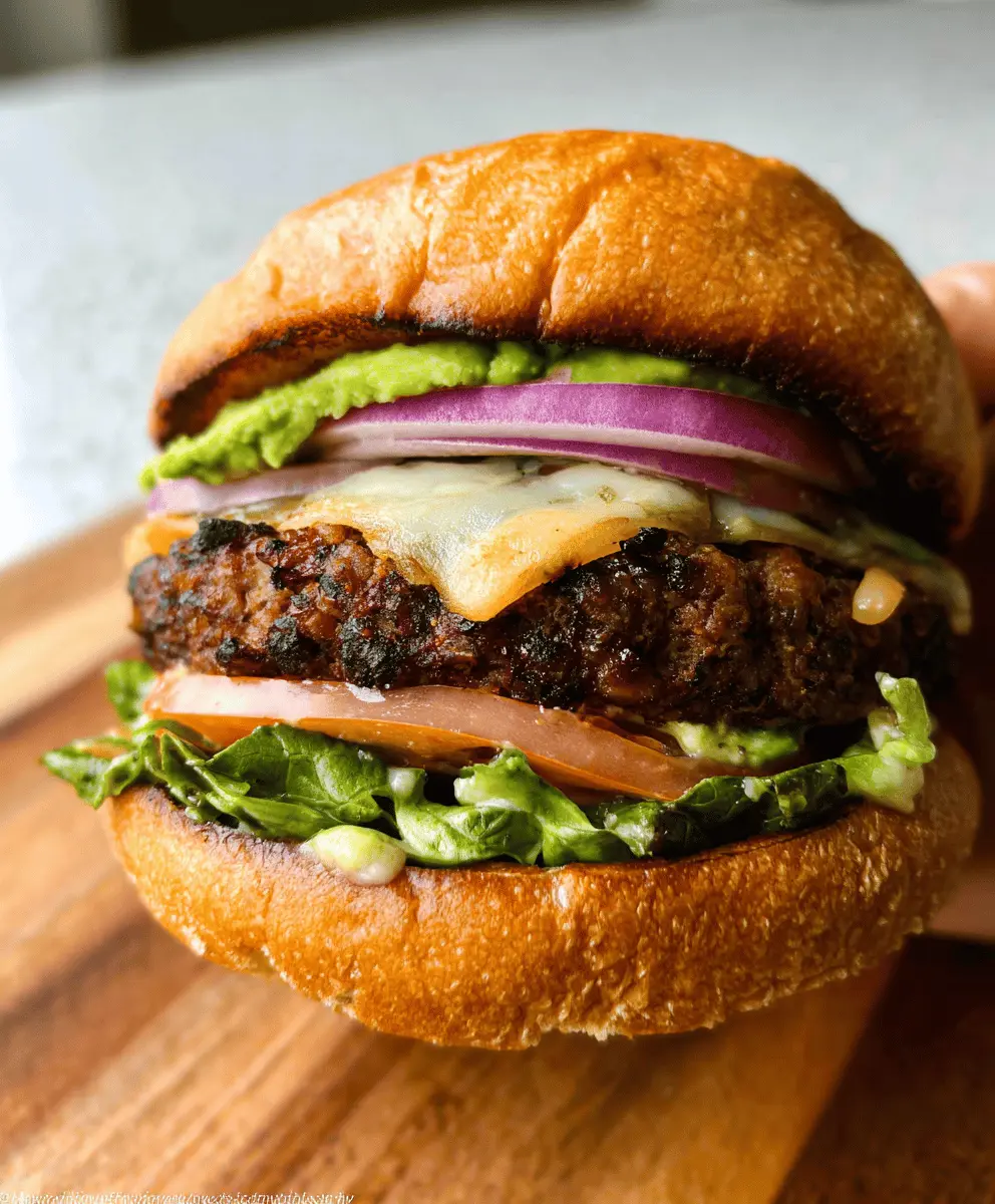 Easy Healthy Black Bean Burger Recipe