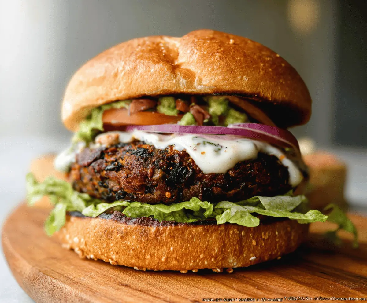 Easy Healthy Black Bean Burger Recipe