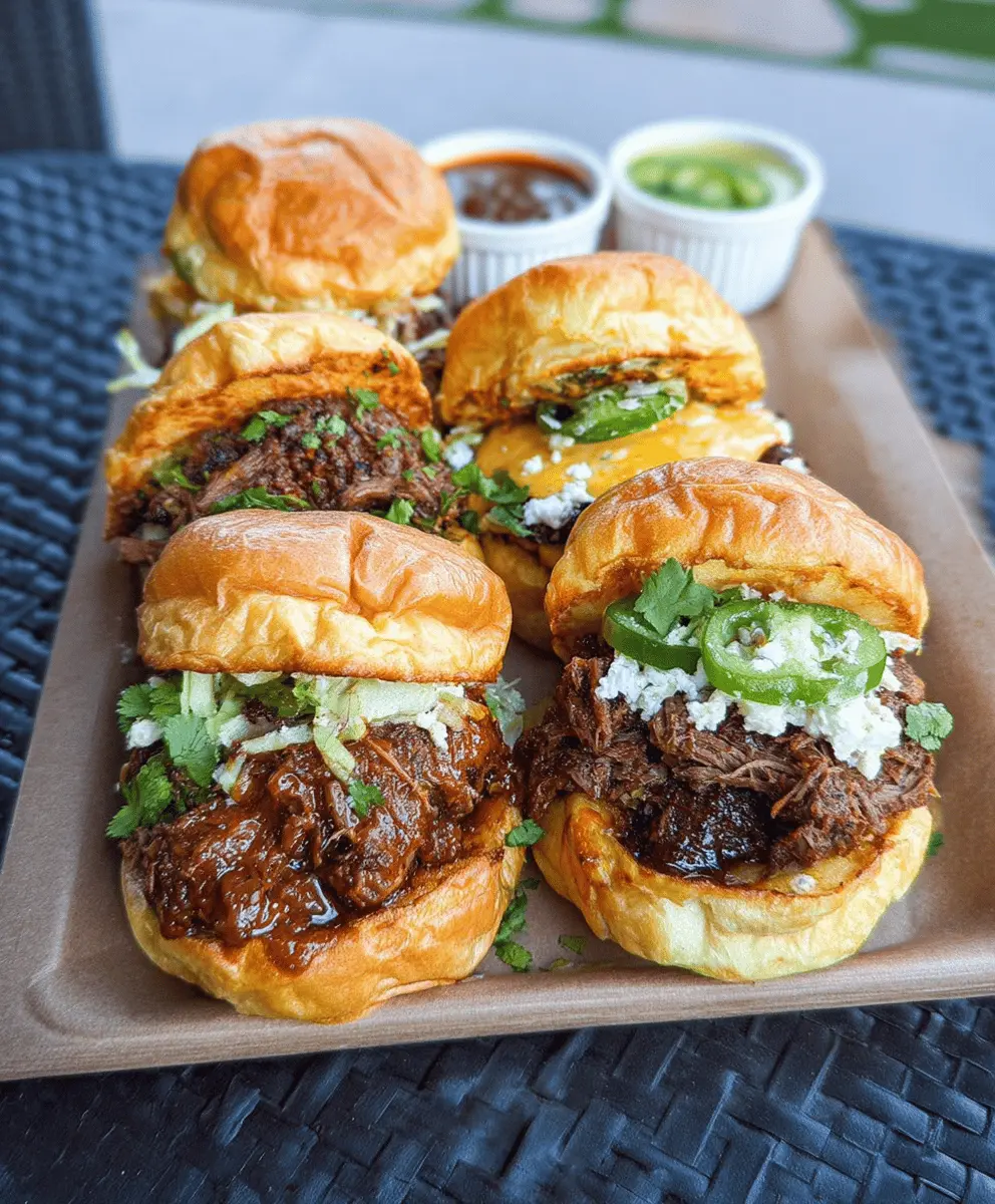 Smoked Beef Birria Burgers Recipe
