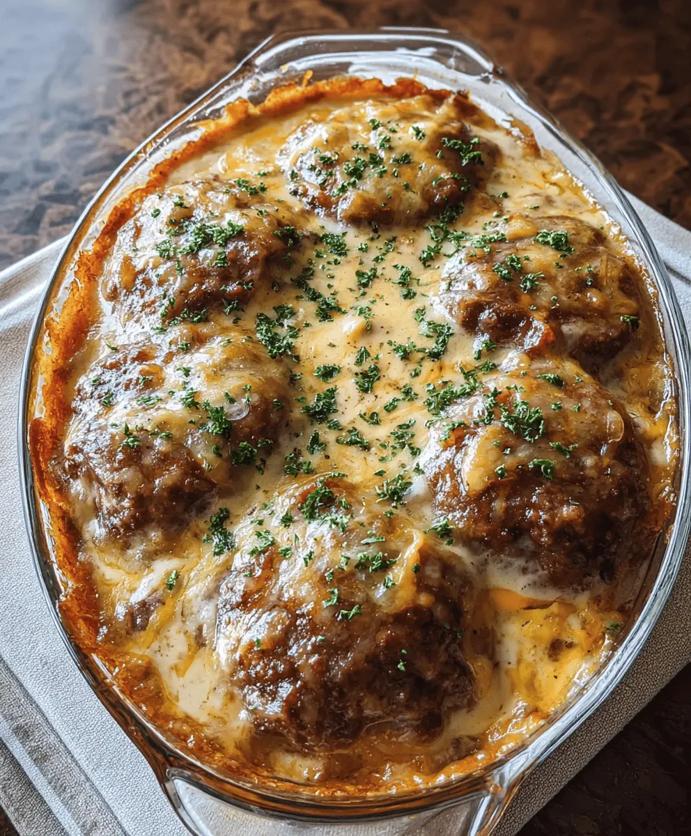 Easy Amish Hamburger Steak Bake Recipe