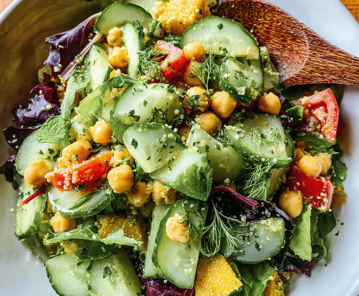 Bright and Fresh Vegan Sunshine Salad Recipe