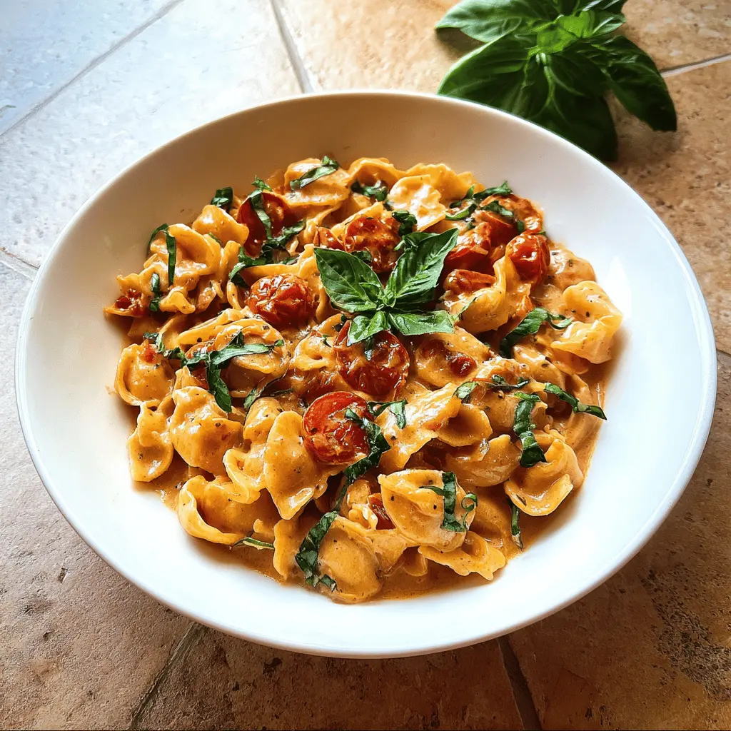 Creamy Basil Tomato Pasta Recipe for Dinner